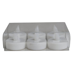 White LED Tealights, Set of 6