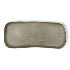 Loft Reactive Glaze Platter, Latte