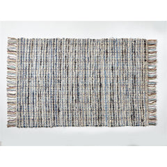Plaid Chindi Rug