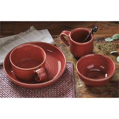Red Loft Reactive Glaze Blates, Set of 4