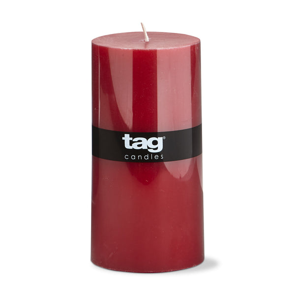 3" x 6" Red Pillar Candle