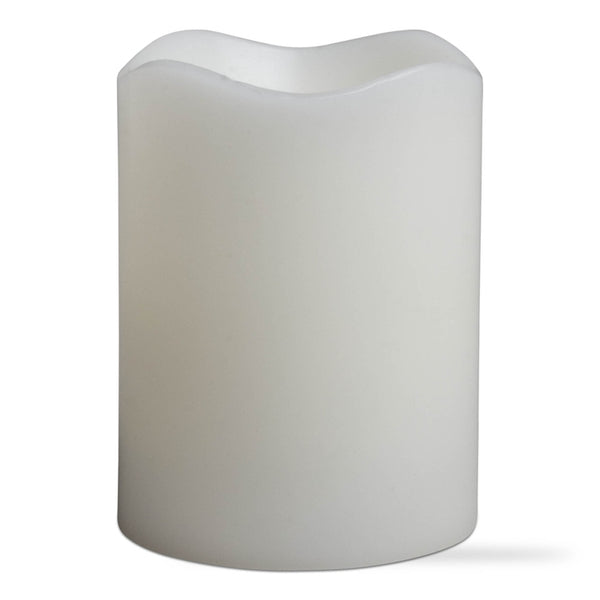 Flameless LED Ivory Pillar Candle 3" x 4"