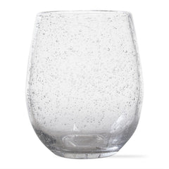 Clear Bubble Glass Stemless Glasses, Set of 6