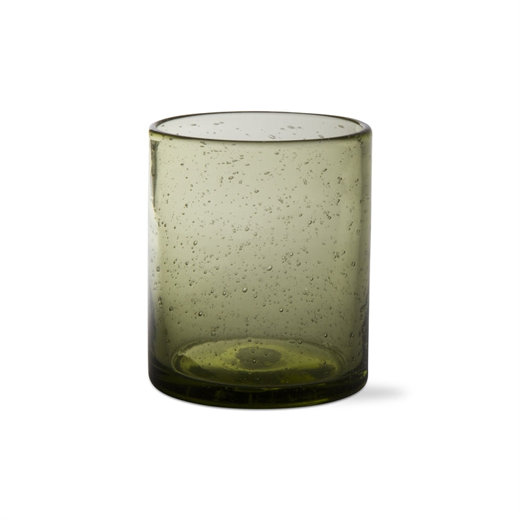 Foliage Bubble Glass Double Old Fashioned, Set of 6
