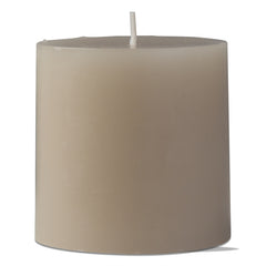 3" x 3" Linen Pillar Candle
