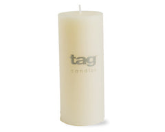 2" x 5" Ivory Chapel Candle -Tag