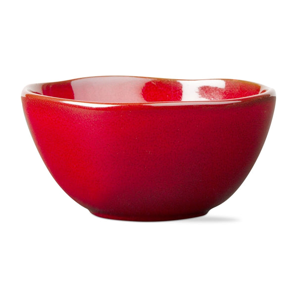 Soho Reactive Glaze Everyday Bowls, Red, Set of 4