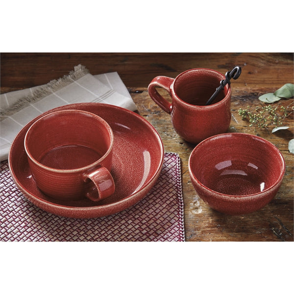 Red Loft Reactive Glaze Bowls, Set of 4