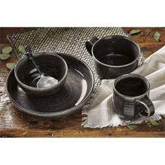 Black Loft Reactive Glaze Bowls, Set of 4