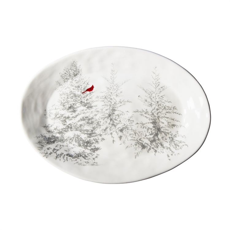 Winter Sketches Tree Platter